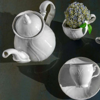 Кофейник с крышкой, 1.2 л, фарфор, белый, золотой, серия Белый узор, BERNADOTTE, Чехия_00819520059859727454.jpg