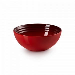 Салатник порционный, 650 мл, 16 см, каменная керамика, красный, серия Cerise, LE CREUSET, Франция, Тарелки Le Creuset