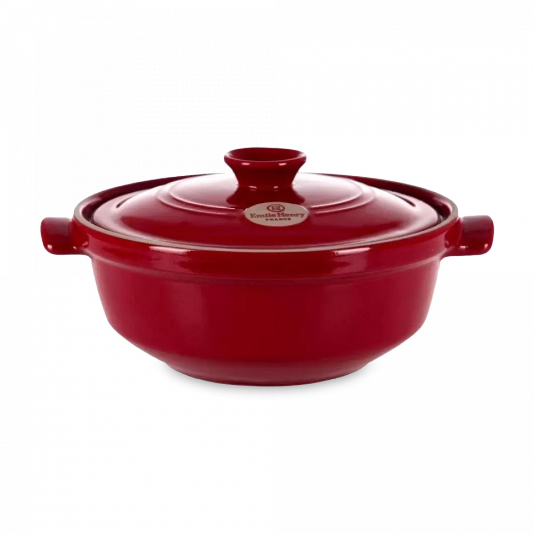Казан, 3,6 л, 28,5 см, керамика, гранат, EMILE HENRY, Франция