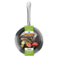 Сковорода с антипригарным покрытием, 24 см, нержавеющая сталь 18/10, серия Relief Solution, ELO, Германия_00819580041935994000.jpg