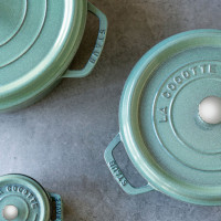 Кокот круглый, 5.25 л, 26 см, чугун, мятный, серия La Cocotte, STAUB, Франция_00815120046103989670.jpg