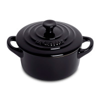 Кокот , 0,25 л, 10 см, керамика, черный, серия Black Onyx, LE CREUSET, Франция