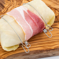 Клипса для мяса Volte, 6 штук, 24,5 х 8 см, нержавеющая сталь, GEFU, Германия_00803910066231111894.jpg