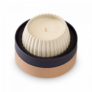 Свеча ароматическая Sandalwood, Bergamot &amp; Citrus, 8 см, бежевый, серия Edge, TKANO, Россия, Свечи