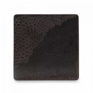 Тарелка обеденная квадратная Brown, 25.5 см, каменная керамика, коричневый, серия Snake, ROOMERS TABLEWARE, Нидерланды, Тарелки квадратные