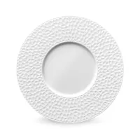 Блюдце для чайной чашки FRAGMENTS BLANC, 15.8 см, фарфор, белый, рельеф, серия Collection L, GUY DEGRENNE, Франция, 