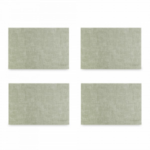 Набор из 4-х подстановочных салфеток, 30 х 45 см, полиуретан, мятный, серия Leanera, LIBERTY JONES, Россия, Салфетки подстановочные