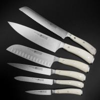 Набор из 6-ти кухонных ножей на подставке из бука, серия Ikon Cream White, WUESTHOF, Золинген, Германия_00800320053518583274.jpg