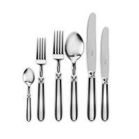 Набор столовых приборов на 12 персон, 72 предметов, стальной, серия Mithos Bright, CUTIPOL, Португалия