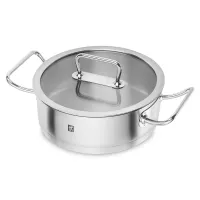 Сотейник с крышкой, 3 л, 24 см, нержавеющая сталь 18/10, стальной, серия Pro, ZWILLING J.A. HENCKELS, Германия, 