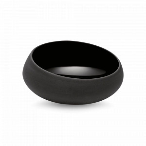 Салатник индивидуальный ONYX, 12 см, 300 мл, керамика, черный, серия Bahia, GUY DEGRENNE, Франция, Салатники из керамики