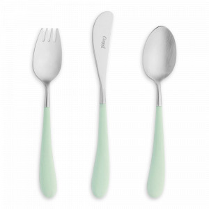 Набор детских столовых приборов, 3 предмета, нержавеющая сталь 18/10, серия Alice, CUTIPOL, Португалия, Детские наборы CUTIPOL