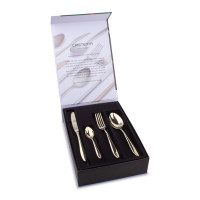 Набор столовых приборов на 6 персон, 24 предмета, цвет шампань, серия Colombo, CRISTEMA, Португалия_00813450061208007573.jpg