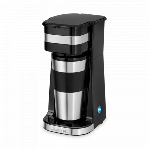 Кофеварка, пластик, нержавеющая сталь, черный, CLATRONIC, Германия, CLATRONIC (Германия)