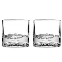 Набор из 2-х cтаканов для виски Smoky Mountain, 230 мл, хрустальное стекло, серия Liiton, VIVA Scandinavia, Дания, 