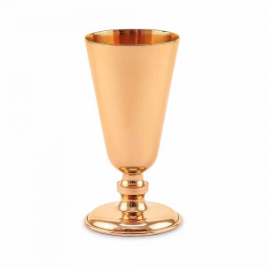 Рюмка «Номер 4», 45 мл, медь, серия Охотничий домик, Кольчугинский Мельхиор, Россия, Рюмки на ножке