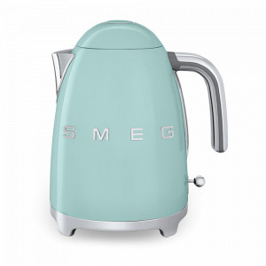 Чайник электрический, 1,7 л, нержавеющая сталь, пластик, 24,6 x 22,3 x 17 см, бирюзовый, SMEG, Италия, SMEG (Италия)