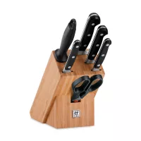 Набор из 4-х кухонных ножей, ножниц и мусата в подставке, серия Professional S, ZWILLING J.A. HENCKELS, Германия, 