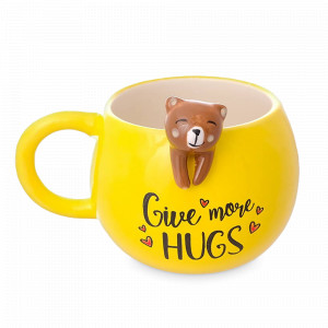 Кружка Медвежонок, 430 мл, керамика, желтый, серия Animals, REPAST, Чехия, Кружки REPAST