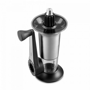Кофемолка ручная Lorenzo, на 4 чашки, 14,5 х 10 см, нержавеющая сталь, пластик, керамика, GEFU, Германия, GEFU (Германия)