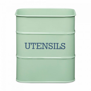 Емкость для кухонных принадлежностей, 16 х 15 см, металл, зеленый, серия Living Nostalgia, KITCHEN CRAFT, Великобритания, Kitchen Craft Living Nostalgia