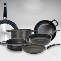 Сотейник с двумя ручками, для индукционных плит, с антипригарным покрытием, 24 см, 3л, литой алюминий, серия Hard Cook Induction, OLYMPIA, Италия_00808810040319451916.jpg