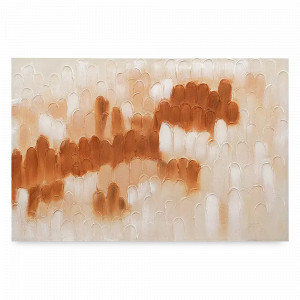 Панно декоративное By Feel, 80 х 120 см, холст с ручной росписью, дерево, охра, серия Art, BERGENSON BJORN, Великобритания, Предметы интерьера