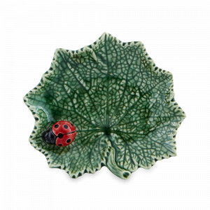 Блюдо «Лист амброзии», 14 х 12,6 х 3,5 см, керамика, зеленый, декор, серия Листья, Bordallo Pinheiro, Португалия, BORDALLO PINHEIRO (Португалия)