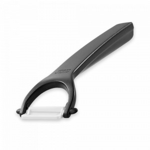 Овощечистка Ceramo, 13,8 см, керамика, пластик, черный, GEFU, Германия, GEFU (Германия)