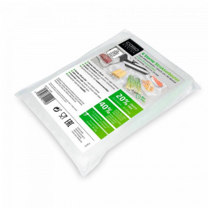 Набор пакетов для вакуумной упаковки, 60 шт, 16 х 23 см, 150 км, полиэтилен, CASO, Германия, Вакуумные упаковщики