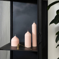 Свеча декоративная, 16.5 см, розовый, серия Edge, TKANO, Россия_00810420042233959380.jpg