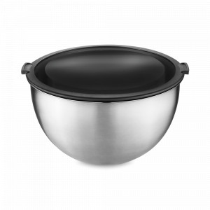 Миска с крышкой Muovo, 20 см, нержавеющая сталь, пластик, GEFU, Германия, Миски кухонные