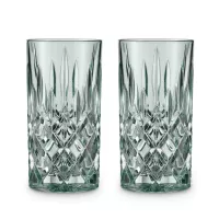 Набор из 2-х высоких стаканов Fresh Colors, 395 мл, хрустальное стекло, мятный, серия Noblesse, NACHTMANN, Германия, 