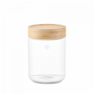 Банка для хранения, 800 мл, стекло, дерево, серия Ordre, DECOR DE TABLE, Россия, Емкости для хранения сыпучих продуктов