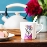 Кружка Мышь, 380 мл, фарфор, белый, декор, серия Mikasa Hampton, KITCHEN CRAFT, Великобритания_00818450052250535577.jpg