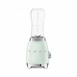 Блендер - мини стационарный, 600 мл, литой алюминий, нержавеющая сталь, пластик, мятный, SMEG, Италия, SMEG (Италия)
