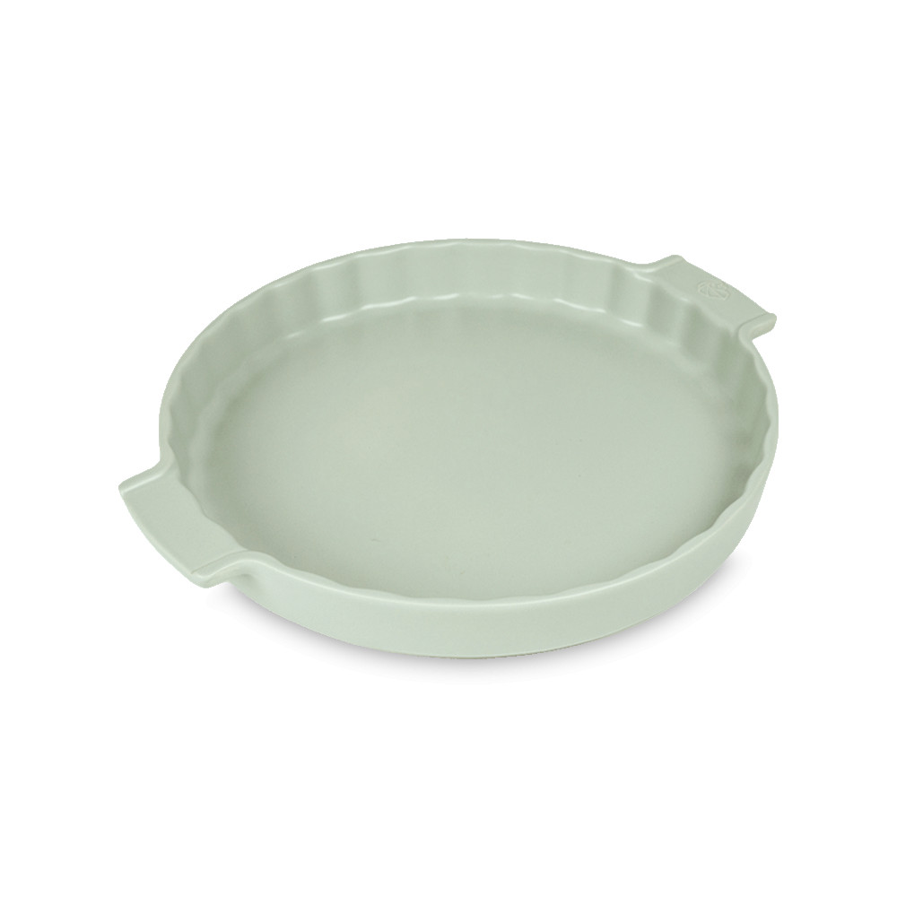 Форма для пирога Тарт, 35 см, 2.1 л, керамика, светло-зеленый, серия Sage Green, PEUGEOT CERAMIC, Франция