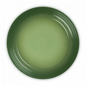 Тарелка обеденная, 27 см, каменная керамика, зеленый, серия Bamboo Green, LE CREUSET, Франция, Тарелки круглые