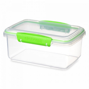 Контейнер герметичный, 1 л, пластик, зеленый, серия Fresh, SISTEMA, Новая Зеландия, SISTEMA (Новая Зеландия)