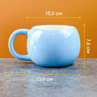 Кружка Панда, 350 мл, керамика, голубой, серия Animals, REPAST, Чехия_00821350067041109815.jpg