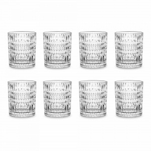 Набор из 8-ми стаканов для виски, 304 мл, хрустальное стекло, серия Ethno, NACHTMANN, Германия, Бокалы для виски