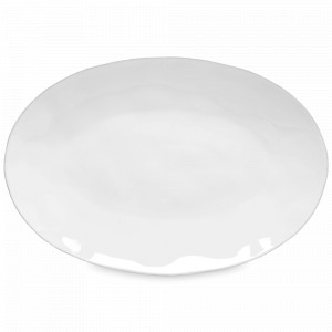 Блюдо овальное White, 44.7 х 30.6 см, керамика, белый, серия Livia, COSTA NOVA, Португалия, Блюда сервировочные, менажницы