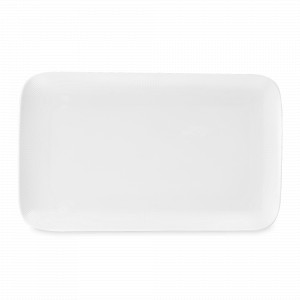 Блюдо прямоугольное, 36 х 21.5 см, костяной фарфор, белый, серия Плиссе, DECOR DE TABLE, Россия, DECOR DE TABLE (Россия)