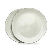 Набор из 2-х закусочных тарелок, 22 см, керамика, серый, серия Nature, SAGAFORM, Швеция