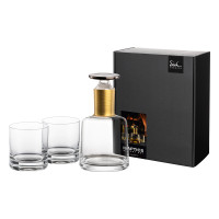 Набор для виски: штоф, 750 мл, 2 стакана, 400 мл, цвет декора-золотой, серия Hamilton, EISCH, Германия_00814470035218582898.jpg