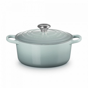 Кастрюля с крышкой, 4,2 л, 24 см, серый, серия Sea Salt, LE CREUSET, Франция, Кастрюли LE CREUSET