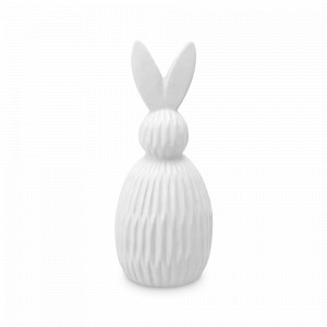 Декор из фарфора Trendy Bunny, 12.5 x 30.5 см, фарфор, белый, серия Essential, TKANO, Россия, Предметы интерьера