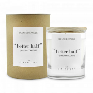 Свеча ароматическая «Groom Cologne», 40 часов горения, воск, стекло, серия The Olphactory, AMBIENTAIR, Испания, Ароматические диффузоры с палочками