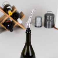 Аэратор для вина Рожок закрытый, пластик, прозрачный, черный, серия Bar Craft, HOMEFEEL, Россия_00820010061961072679.jpg