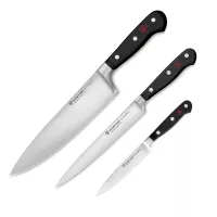 Набор из 3-х кухонных ножей поварская тройка, серия Classic, WUESTHOF, Золинген, Германия, 